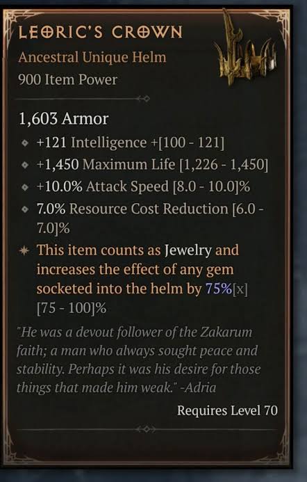 Leoric Crown