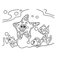 Lacking blood, starfish pumps nutrients, oxygen, and other essential fluids throughout the body using seawater which is distributed using a system known as the water vascular system. Starfish Coloring Pages Free Printables Momjunction