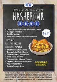 Hashbrown Bowls Waffle House
