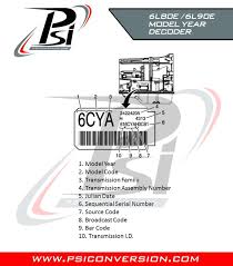How To Identify A 4l60e Transmission Ford Transmission