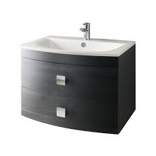 With 40 years of experience our team carefully selects each collection to create the perfect balance of style and performance. Bailey Wall Hung Vanity Unit Basin Black Oak 700mm