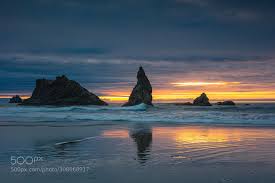 The Reflection By Anniefy Sunrise Sunset Bandon Beach Monument Valley