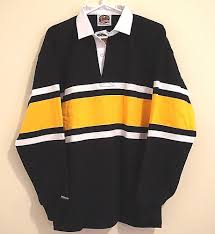 Black And Yellow Rugby Shirt 