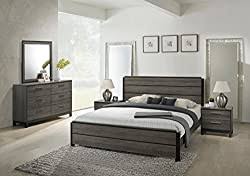 Transitional 5 pieces gray velvet upholstered bedroom set w. What Does A Bedroom Set Typically Include 5 6 And 7 Pieces Home Decor Bliss