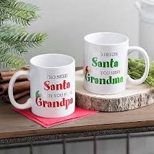 Diamond necklace with grandkids names and birthstones. Grandpa And Grandma Christmas Mugs Set Of 2 Kirklands