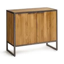 Welcome to the oak furniture land youtube channel. Brooklyn Natural Solid Oak And Metal Small Sideboard Oak Furnitureland