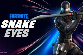 One giant map, a battle bus. G I Joe S Fortnite Collaboration Includes A Snake Eyes Skin And Action Figure The Verge