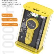 Sạc Pin Dự Phòng JOKADE Trong Suốt 10.000mAh,Hỗ Trợ Sạc Siêu Nhanh Chuẩn PD  | Huy Long
