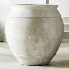 White Belly Xxl Planter Reviews Cb2 Large Outdoor Planters Large Planters White Planters