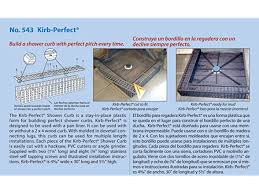 With our system one can construct any size or shape shower base and shower pan with single or. Goof Proof Shower Floor Kit