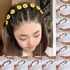 When honor marie warren's locks were short and thin, jessica alba made her cute hairstyles with tiny bangs and cute hair clips. New Cute Cartoon Flower Double Bangs Braided Hairbands For Girls Sweet Hairstyle Hair Clips Headband Fashion Hair Accessories Hot Deal 3f3e Goteborgsaventyrscenter
