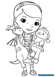 Doc mcstuffins coloring pages for kids. Get This Doc Mcstuffins Coloring Pages For Girls Crr3