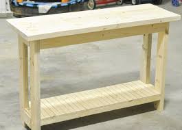 This Post Has Easy Plans For A Diy Farmhouse Console Table Complete With Ways To Style It As An E Farmhouse Console Table Diy Entryway Table Diy Console Table
