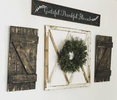 Rustic Barn Door Shutters Farmhouse Decor Handmade Home Decor Farmhouse Style Kitchen