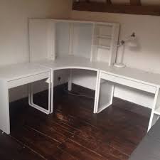 Ikea Micke Corner Station And Two Desks Excellent Condition Ikea Corner Desk Ikea Micke Home Office Design