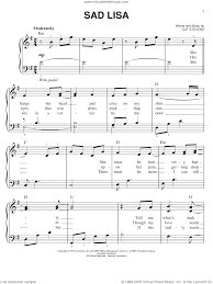 Sense of drama, deep memories, thoughts. Stevens Sad Lisa Sheet Music For Piano Solo Pdf Interactive