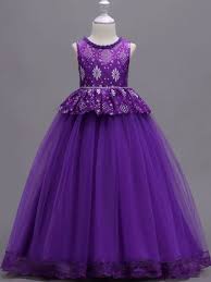 Exquisite Lace Sequined Elegant Trailing Long Dress With Free Shipping Jollyhers Kids Dress Mesh Party Dress Kids Designer Dresses