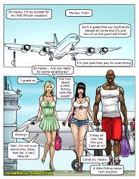 African Adventures- Interracial - Porn Cartoon Comics
