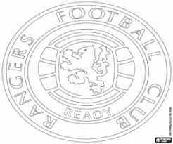 Rangers football rangers fc best of british football pictures glasgow past soccer logo ideas badge. Glasgow Rangers Logo Coloring Page Printable Game