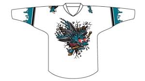 The official facebook page of the san jose sharks national hockey league. Sharks Reveal Promotional Schedule That Includes Five Different Jerseys Designed By Local Artists Article Bardown