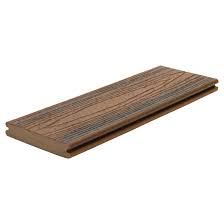 Premium tropical colors (variegated colors) and rich classic earth tones (solid colors). Trex Composite Deck Board Transcend Spiced Rum Txt1612gsr Rona