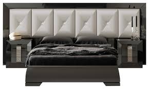 Overall, i'm very satisfied with this. Md Karen 28 Special Headboard Bedroom Set Glossy Gray Contemporary Bedroom Furniture Sets By Macral Design Corp Mdkaren28 P Houzz