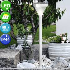 Die kugelleuchte garten sorgt für freundliche helligkeit und größere tiefe auf ihrem gartengrundstück. Led Solar Stehlampe Aluminium Hohe 100 Cm Etc Shop