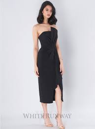 Stellina Midi Dress Black Wedding Dressy Dresses Dresses Cocktail Length Dress