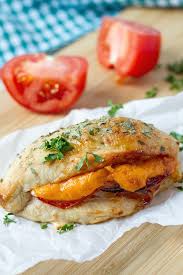 Using the air fryer to cook boneless chicken breast makes it quick and easy with less clean up and it just comes out perfect every single time. Air Fryer Stuffed Chicken Breast The Cookful