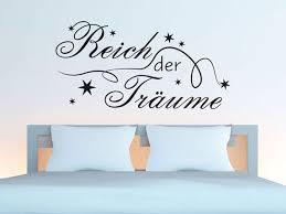 Wandtattoo Fur Schlafzimmer Wandaufkleber Aufkleber Spruch Reich Der Traume Wandbilder Schlafzimmer Wandtattoo Schlafzimmer Wandtattoo