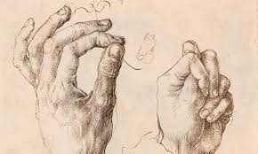 Durer The Artist S Left Hand How To Draw Hands Da Vinci Drawings Life Drawing