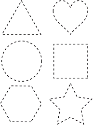 Simple Coloring Pages 5 Shape Coloring Pages Printable Shapes Quiet Book Templates