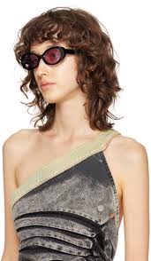 Justine Clenquet SSENSE Exclusive Black Drew Sunglasses Justine Clenquet