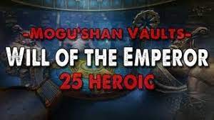Engagehow to summon heroic will of the emperor in the mogu'shan vaults. Method Vs Will Of The Emperor 25 Heroic World First Youtube