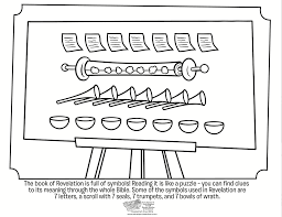 Symbols In Revelation Coloring Page Whats In The Bible Coloring Pages Revelation Book Of Revelation