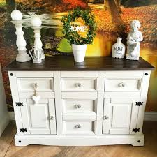 Mexican Pine Sideboard Painted In Autentico Bath Stone And Lightly Distressed Pine Sideboard Painted Sideboard Mexican Pine Furniture