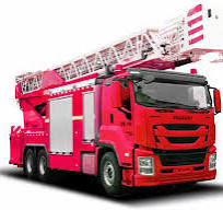 China High Quality ISUZU 54M Aerial Ladder Fire Truck ...