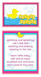 When a couple are having their first child, it is a time of transition; Splish Splash Darling Doodles Baby Bath Gift Splish Splash Baby Scrapbook