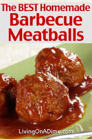 This Is The Best Homemade Barbecue Meatballs Recipe The Recipe Makes A Quick And Easy Meal That Homemade Barbecue Barbecue Meatballs Barbecue Meatball Recipes