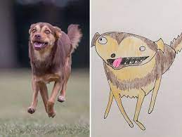 Buy pet portraits and get the best deals at the lowest prices on ebay! I Have Never Drawn In My Life But I Am Doing Crappy Pet Portraits To Raise Money For Charity 30 Pics Bored Panda