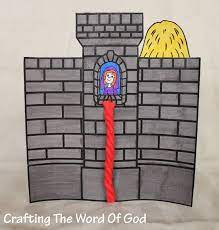 Coloring rahab hiding the spies kids korner. Rahab Hides The Two Spies Crafting The Word Of God