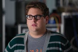 Funny People" movie still, 2009. Jonah Hill as Leo Koenig.