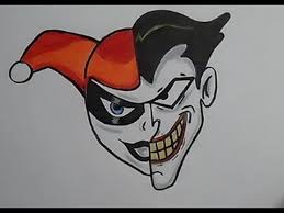 Harley quinn was originally created for the cartoon batman: Harley Quinn And Joker Cartoon Drawing