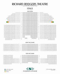 Richard Rodgers Theatre Broadway Seating Charts High Quality