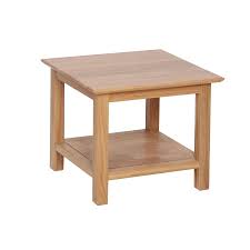 Shaker open oak coffee table. Devon Oak Square Coffee Table With Shelf Oak World