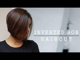 Who knew that you could just put your hair in a ponytail and get so many different cuts, including the a line bob. How To Inverted Bob Haircut Youtube