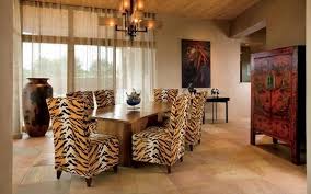 This upholstered seat lends a tailored look to your kitchen, dining room, or game room. How To Use Different Animal Prints For An Exotic Touch In The Interior Deavita