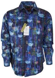 New Robert Graham Mens 198 Kiva Cotton Paisley Button Down Sports Dress Shirt