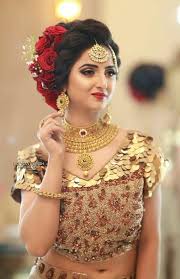 Lovely Girl Picture Indian Bridal Hairstyles Bridal Hairstyle Indian Wedding Bridal Makeup Looks