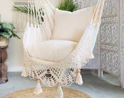 There are many different types of bedroom hanging chairs for bedrooms on the market. Hammock Chair Etsy